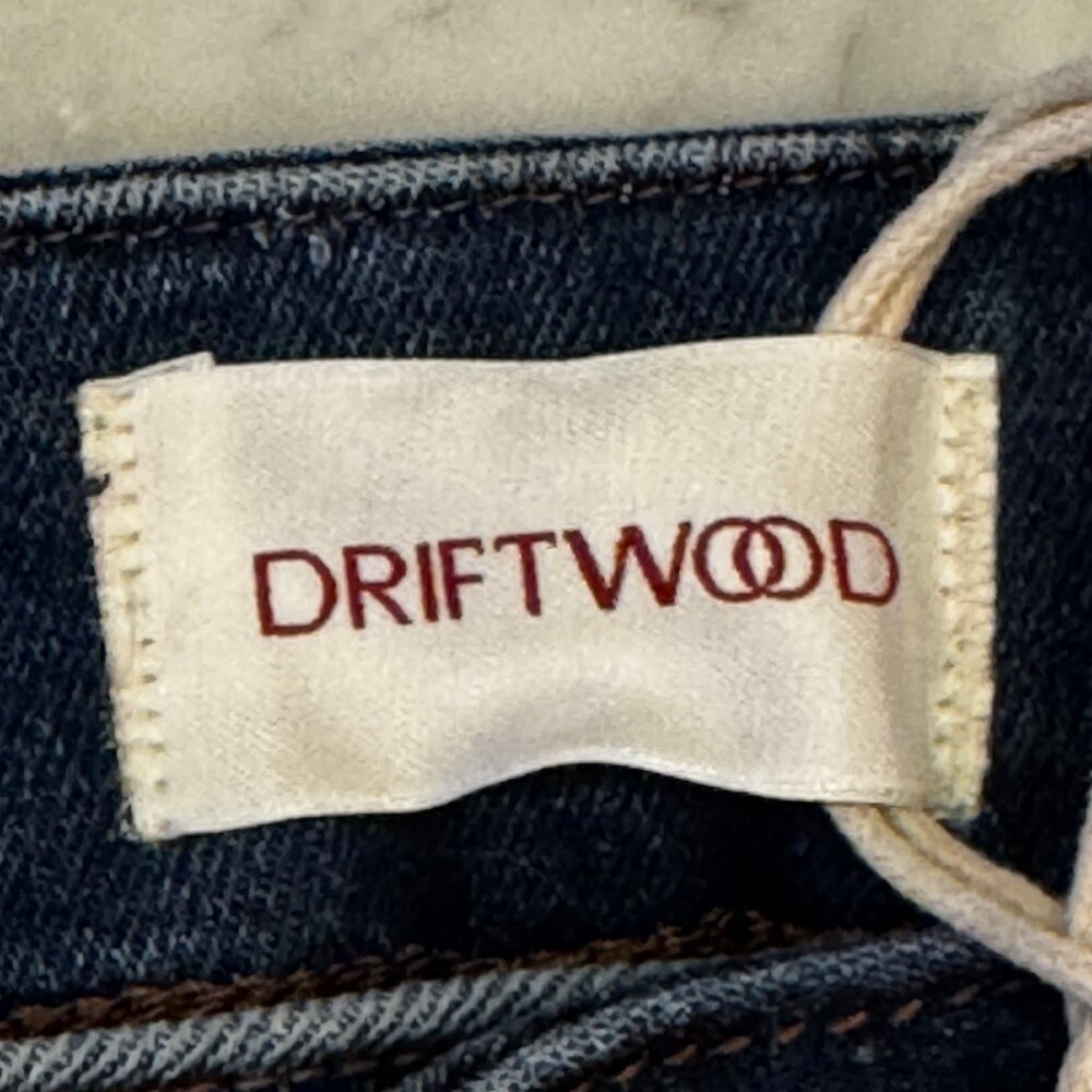 NWT DRIFTWOOD JEANS Medium Wash Veda X Harmony Flare Leg Jeans Size 28 - Picture 7 of 14